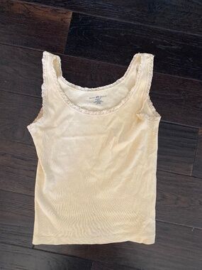 Brandy Melville Yellow Tank Top